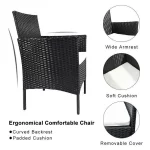 Ensemble Salon de jardin en resine tressee BIGZZIA – Image 6