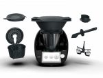 Thermomix® TM6 noir, 1 an d’abonnement à Cookidoo, couvre-lame éplucheur+ votre découpe-minute – Image 5
